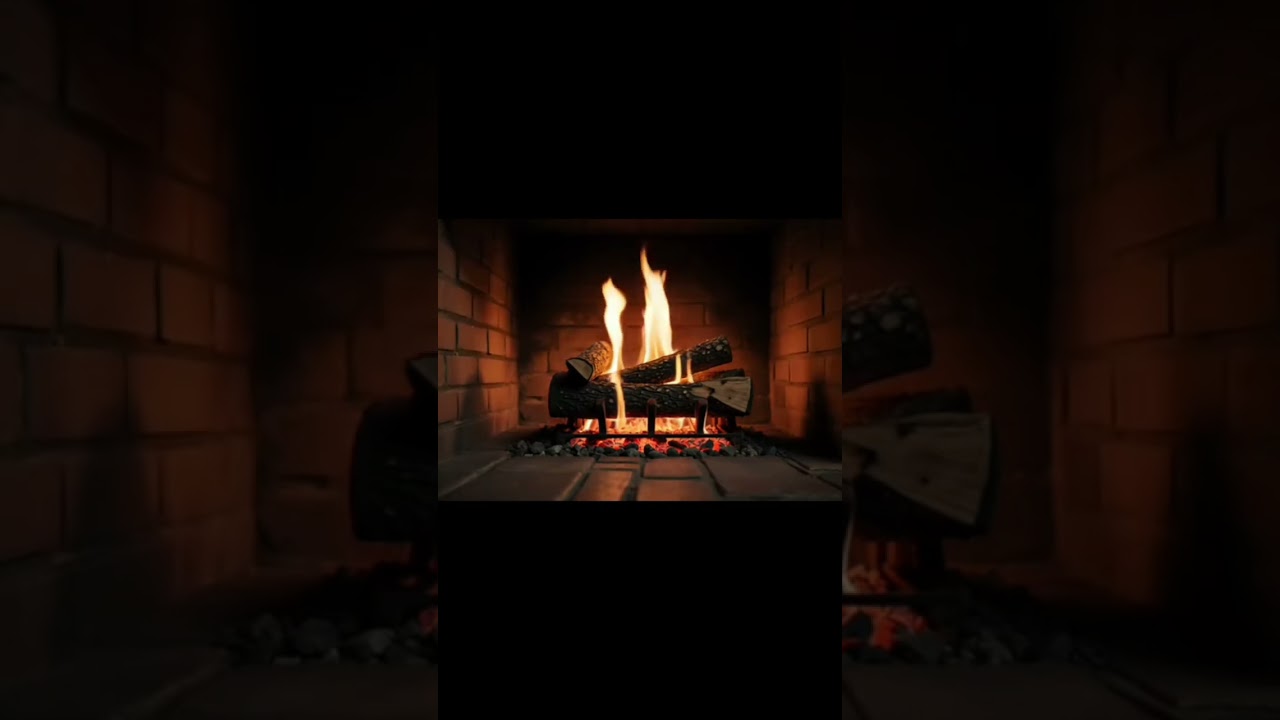 🔥 Fireplace 1 Hours | Real Crackling Fire Sounds | Relax, Sleep, Cozy Ambience