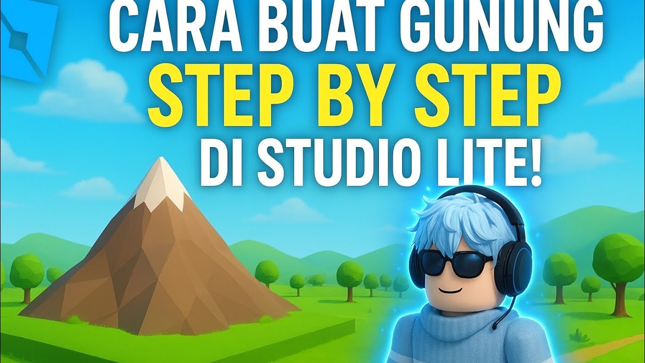 CARA BUAT GUNUNG STEP BY STEP DI STUDIO LITE!⛰️ - YouTube