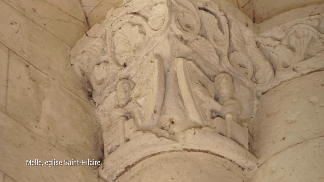 Le divertissement dans la sculpture romane en Mellois