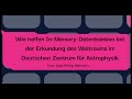 Vortrag an der Sternwarte Sohland - Wie helfen In-Memory-Datenbanken, das Weltall zu erkunden?