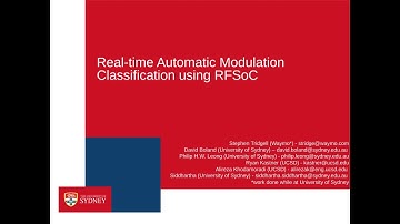 Real-time automatic modulation classification using RFSoC