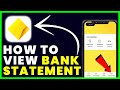 How to get bank statement commbank app  download  view bank statement commbank app