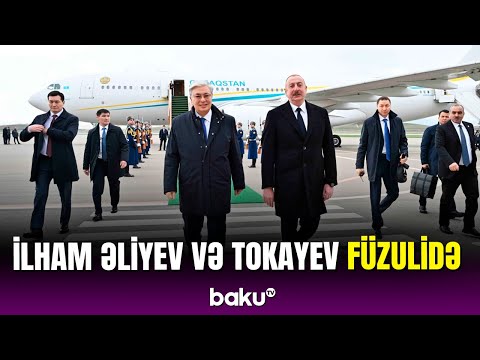 Prezident Tokayevi Füzulidə belə qarşıladı