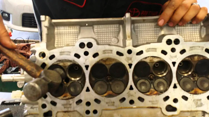 How to repair bent valves