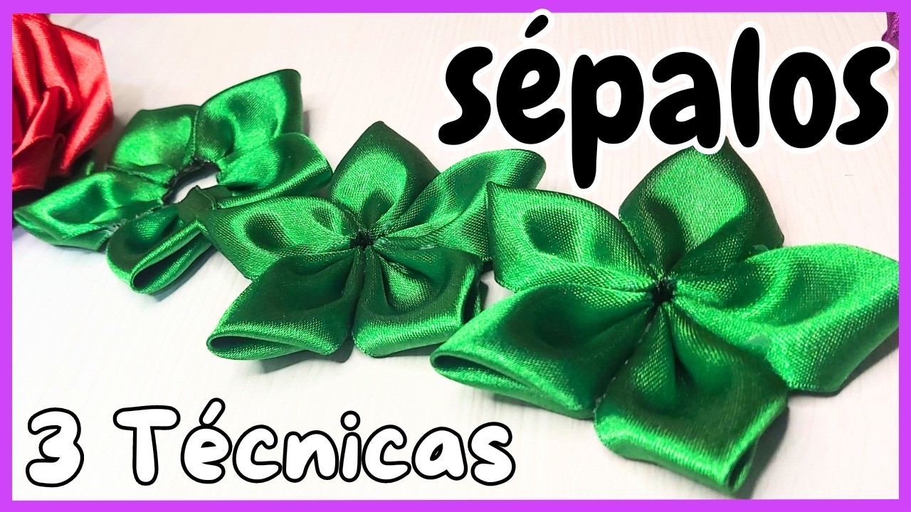 Чашелистики вечной розы своими руками ✂️ 3 простых и БЫСТРЫХ способа