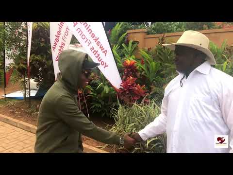 Museveni meets Kanye