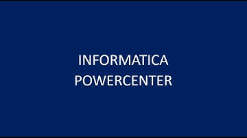 Class1 - Informatica Powercenter ETL