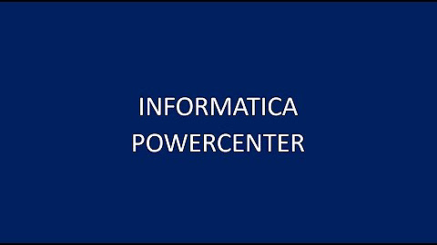 Informatica Powercenter - YouTube