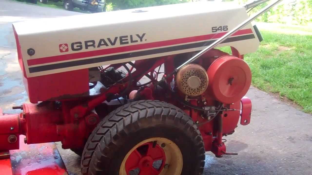 Gravely 546 1975 - 500 series - YouTube