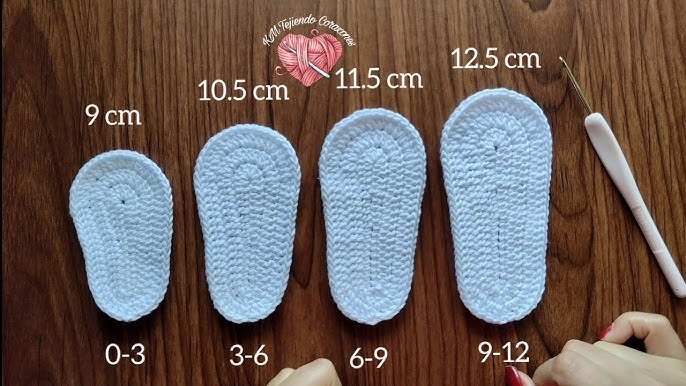 NUEVO 😱teje calcetines altos  medias para bebes de 0-3 meses
