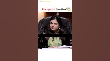 Onverwachte vraag 🌟 Aditya Keshri | UPSC-interview