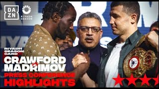 TERENCE CRAWFORD vs MADRIMOV - ARRIVALS FOR PRESS CONFERENCE