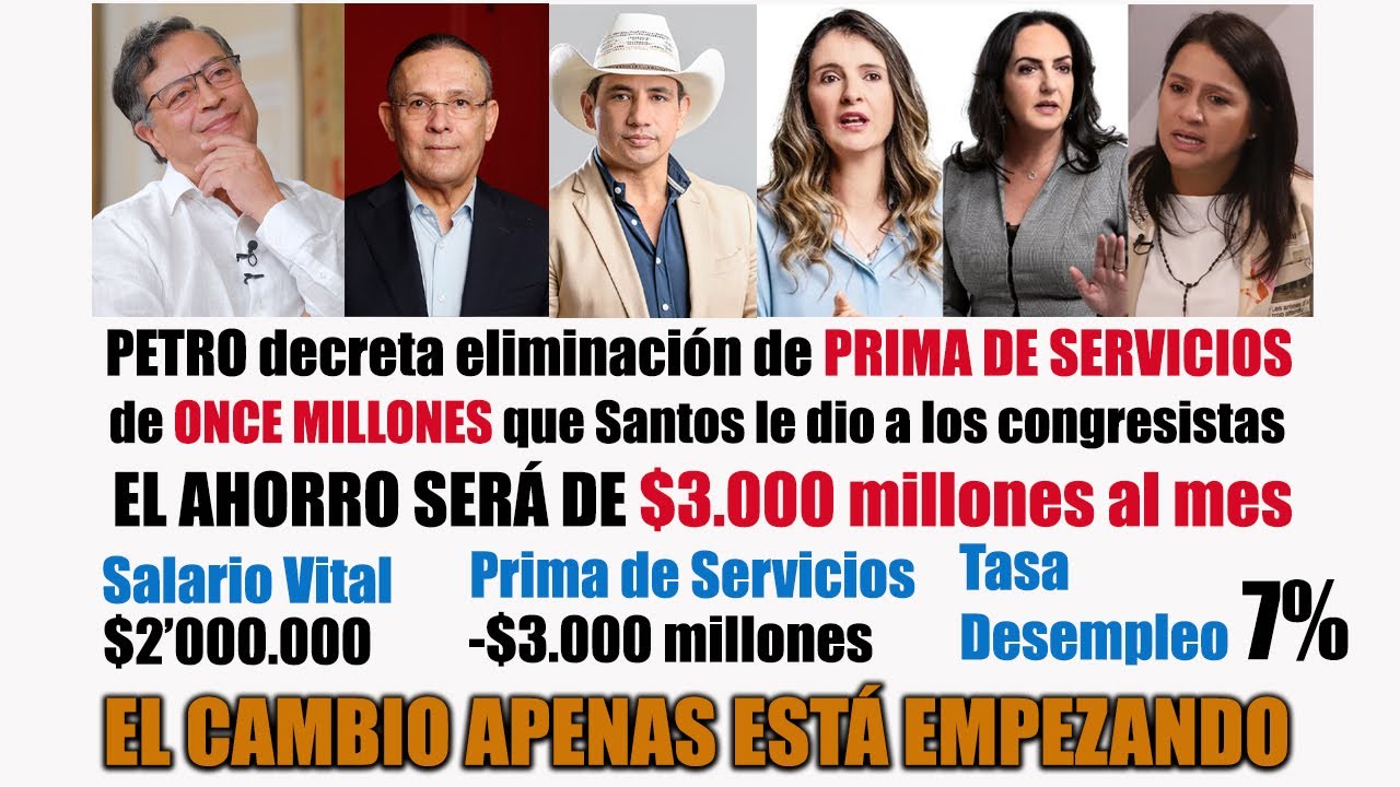 LLORAN LOS CONGRESISTAS PORQUE PETRO LES VA A QUITAR MESADA DE SERVICIOS DE 11 MILONES MENSUALES