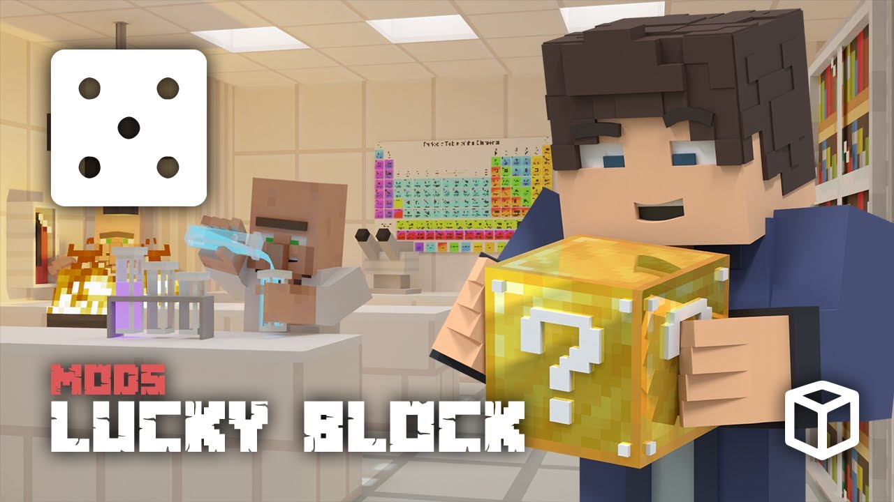 Lucky Block Only World Mod For Fabric 1.17.1 Minecraft Mod