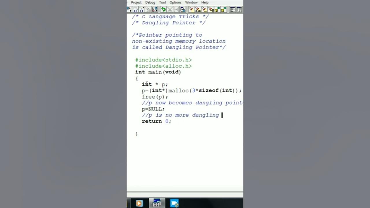 C programming tricks 2 dangling pointer c coding tricks shorts