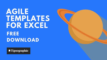 Agile Templates for Excel 🡆 Free Download http://bit.ly/2Bv83f9