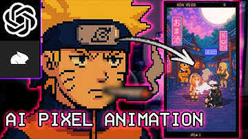 Making AI PIXEL ANIMATIONS using ChatGPT 4o & PIKA!