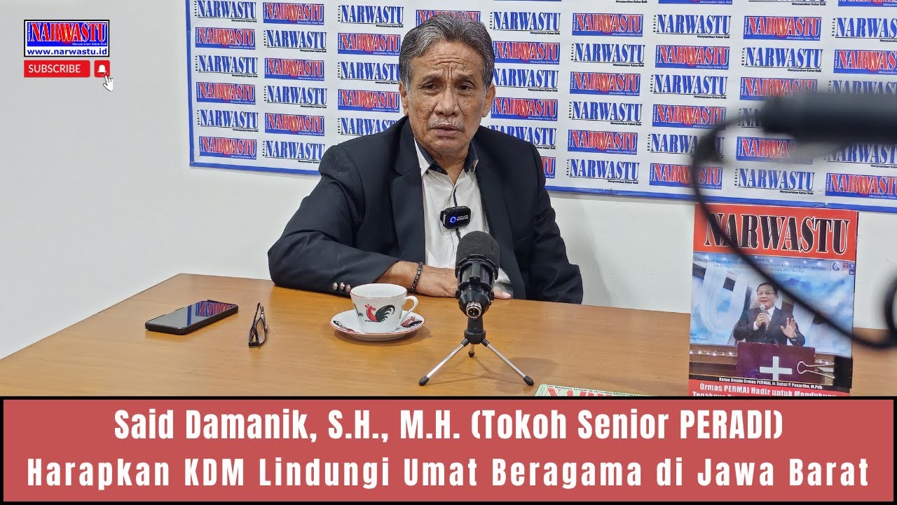 Tokoh Senior PERADI Minta KDM Tegas Sikapi Intoleran