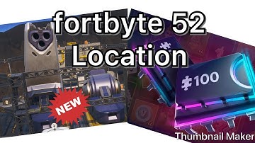 Fortbyte #52 - accessible with bot spray inside a robot factory