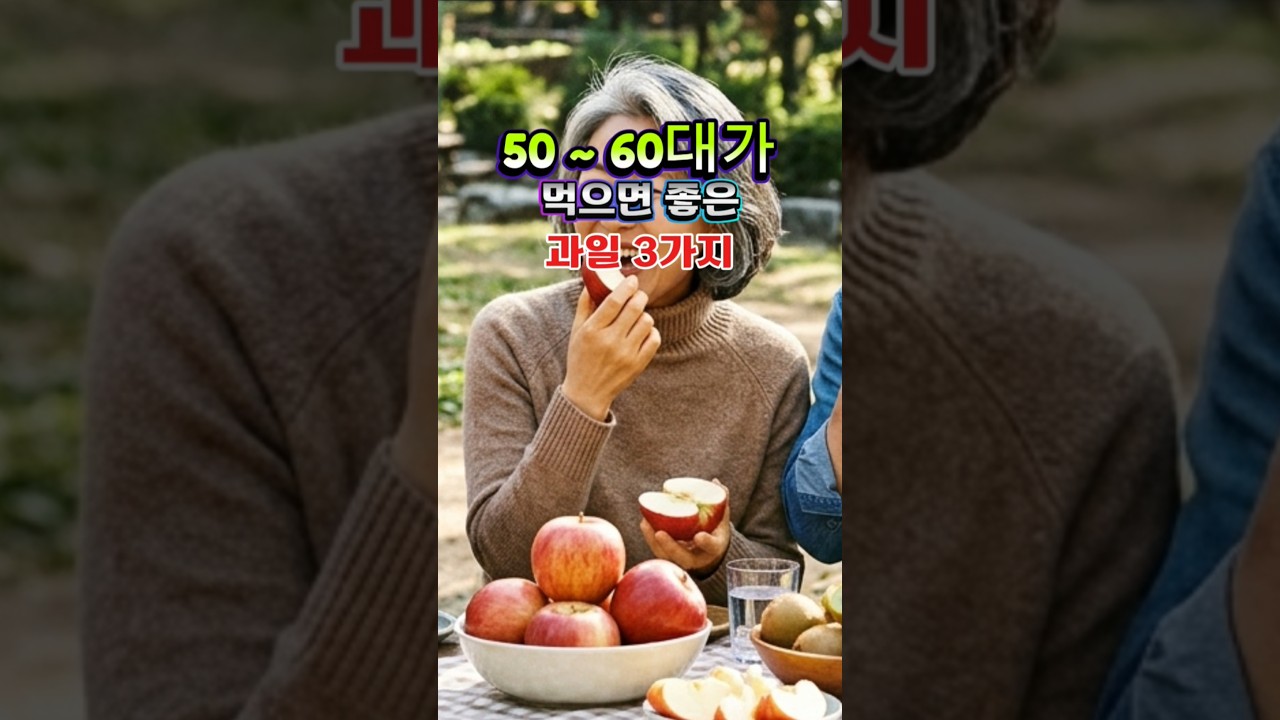 50  60 대가 먹으면 좋은 과일 3가지이 시기에는 이 과일을 꼭  섭취하세요 #shorts #k-food