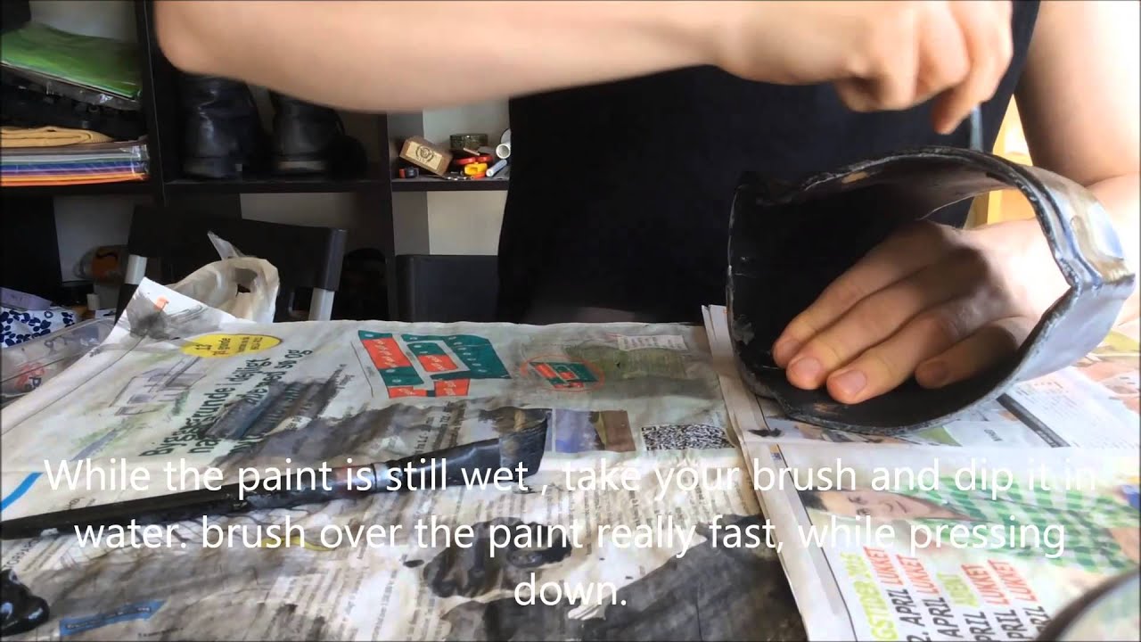 How to paint your armor to look like metal YouTube