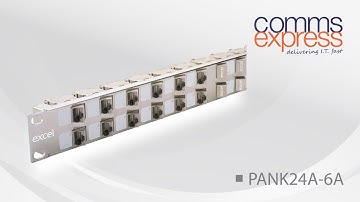 How to Fit Angled Keystone Jacks into Excel Angled Patch Panel Frames