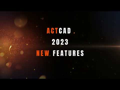 ActCAD New Features