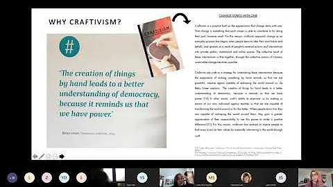 Climate craftivism workshop