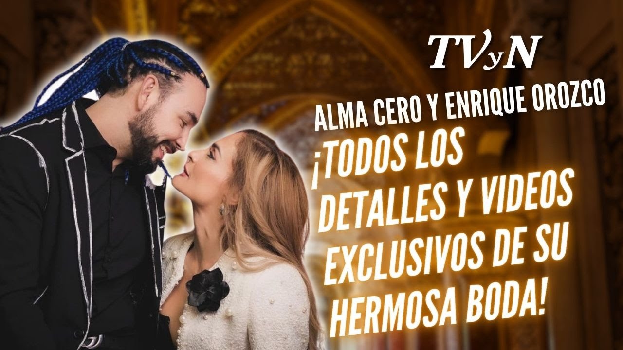 ¡Dentro de la hermosa boda de Alma Cero y Enrique Orozco, en exclusiva!
