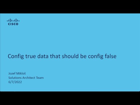config true that