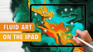 How to create FLUID ART on the iPad: a super relaxing tutorial ?