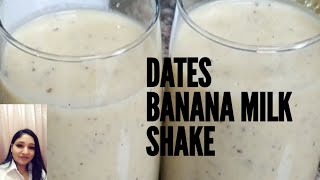 Dates Banana Milk Shake // Dates Banana Smoothie // Banana Shake // Fimi World