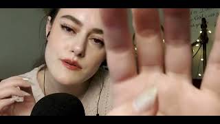 ASMR | Softly touching your face🌙 | gentle kisses | visual tingles | soft whispers