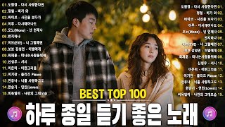 발라드 명곡 모음 광고없음 노래모음 2000-2024 | BEST TOP 100 베스트 발라드 모음 양파 - 김범수/ 임창정/ 박효신/성시경/ 백지영/ 더원/태연/박명수/에일리