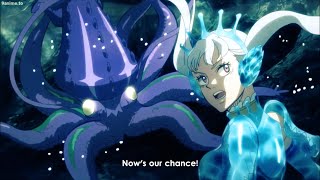 Noelle Uses Valkyrie Armor Against Kraken-Noelle Knocks Out Kraken |Black Clover Ep 136