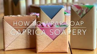 How to Wrap Soap - Soap Paper Jackets Wrapping Soap Packaging Tutorial