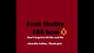 Funk Shuffle Drum Loop (100 bpm)