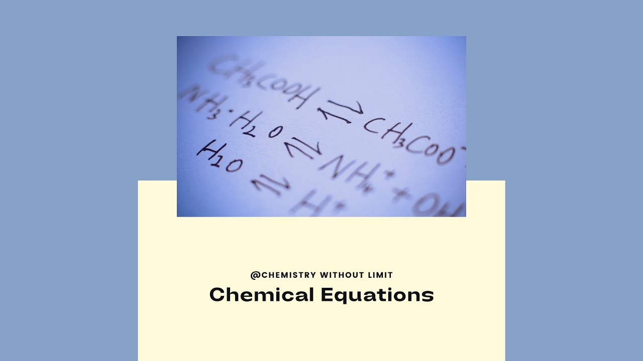 طريقة كتابة و وزن المعادلة الكيميائية و استنتاج المعادلة الأيونية الصافية