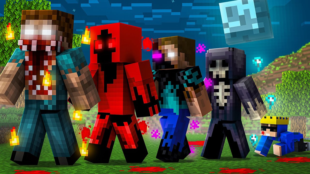 I Living SCARY ENTITIES Life For 24 Hours In Minecraft! [Part - 3]