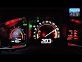 2016 DS5 BlueHDI (180hp) - 0-203 km/h acceleration (60FPS)