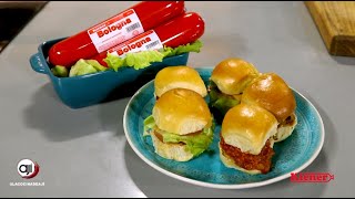 Mini hamburguesas con bologna KIENER - Ají