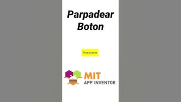 Boton Parpadeando Intermitente en App Inventor 2 #appinventor2 #programacion #button