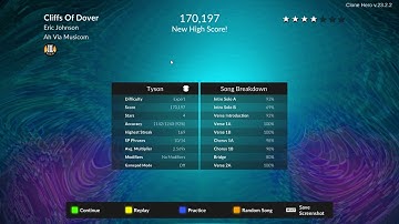 Cliffs of Dover Clone hero expert