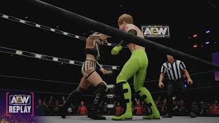 AEW: Fight Forever Jaymie Hayter vs Angelico Falls Count Anywhere Match #aew #aewfightforever