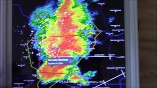 TORNADO WARNING for Warren County NJ - July 14 2016