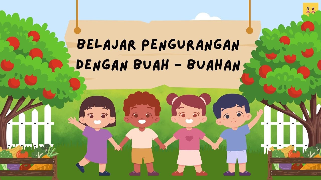 Belajar Pengurangan Dengan Buah buahan 🍇🍌🍎 | Little Dreamer