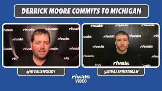 Four-Star DE Derrick Moore commits to Michigan