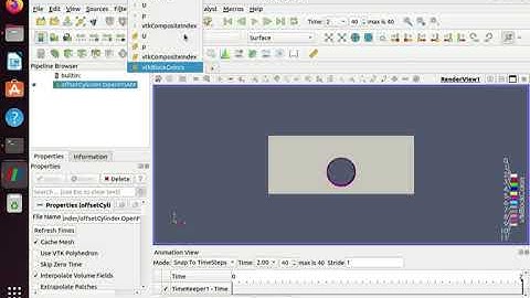 offsetCylinder OpenFOAM Tutorial 2024