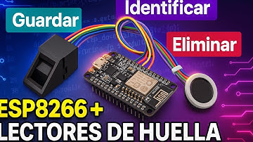 Cómo usar un Lector de Huellas con ESP8266 Arduino (Proyecto Biométrico)
