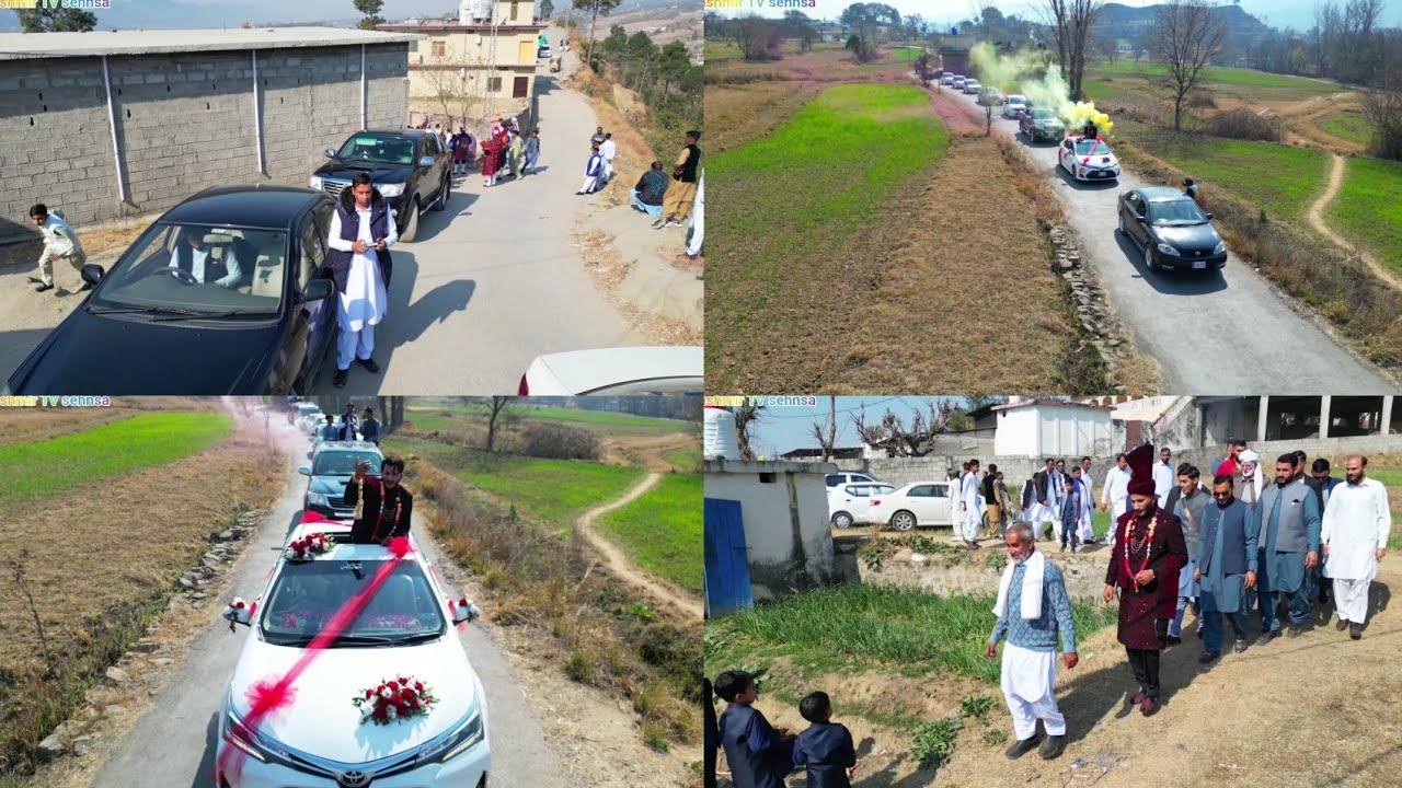 Abdul Rehman wedding Procession || View from Drone